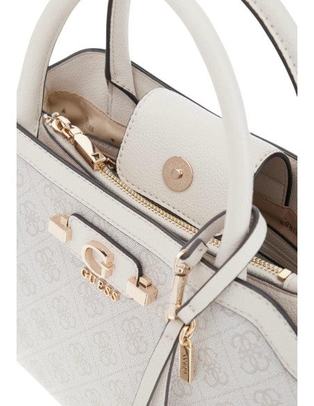 Guess sac à main femme blanc imprimé | ChoixMode