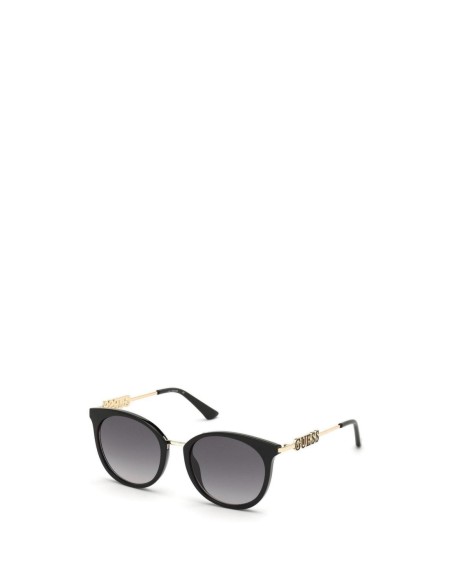 Guess lunettes de soleil rondes femme noires UV | ChoixMode
