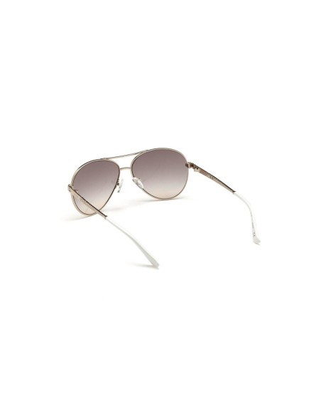 Guess lunettes de soleil aviateur femme marron | ChoixMode