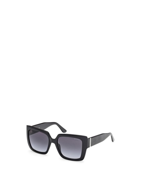 Guess lunettes de soleil femme noires carrées élégantes | ChoixMode