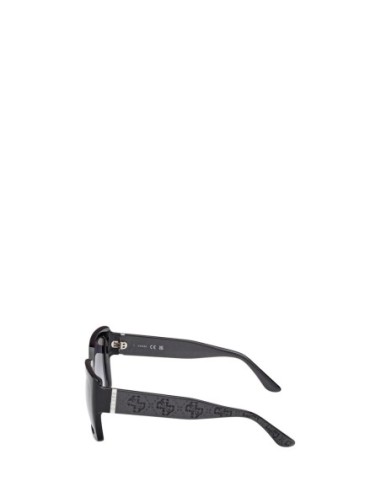 Guess lunettes de soleil femme noires carrées élégantes | ChoixMode