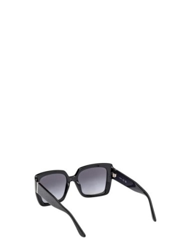 Guess lunettes de soleil femme noires carrées élégantes | ChoixMode