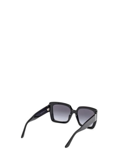Guess lunettes de soleil femme noires carrées élégantes | ChoixMode
