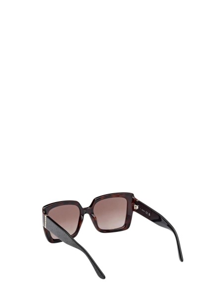Guess lunettes de soleil femme noires carrées acétate | ChoixMode