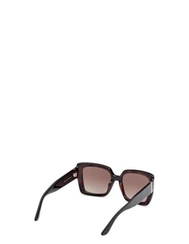 Guess lunettes de soleil femme noires carrées acétate | ChoixMode