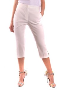 Moschino pantalon femme blanc coton | ChoixMode