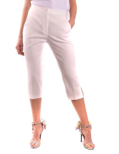 Moschino pantalon femme blanc coton | ChoixMode