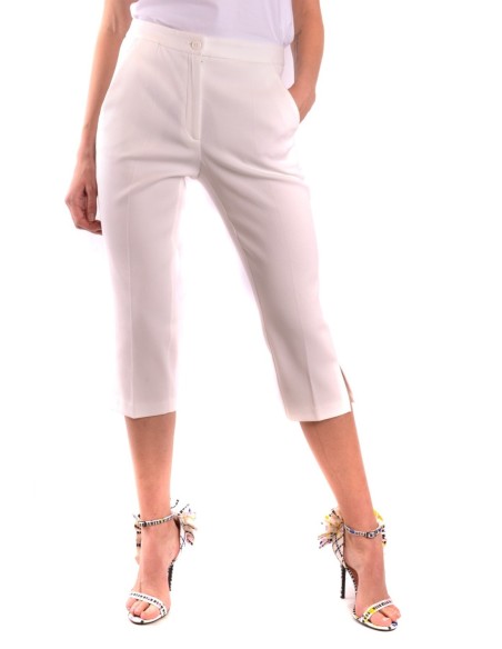 Moschino pantalon femme blanc coton | ChoixMode