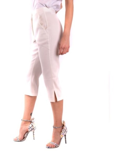 Moschino pantalon femme blanc coton | ChoixMode