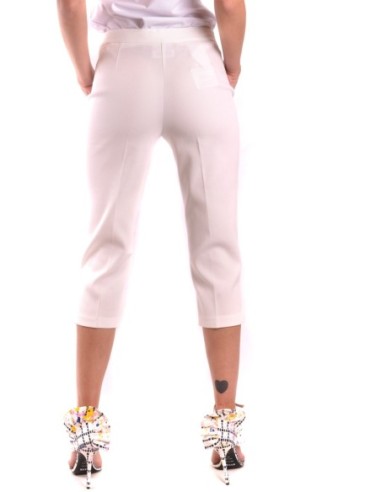 Moschino pantalon femme blanc coton | ChoixMode