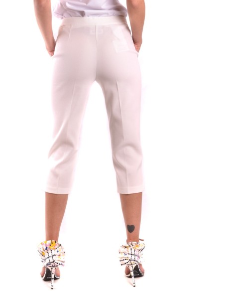 Moschino pantalon femme blanc coton | ChoixMode