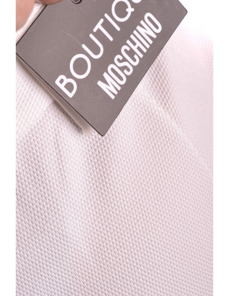 Moschino pantalon femme blanc coton | ChoixMode
