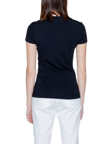 Guess t-shirt femme noir imprimé coton | ChoixMode
