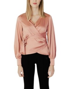 Guess blouse femme rose col V | ChoixMode