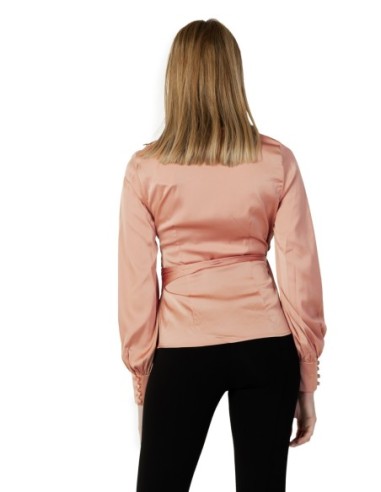 Guess blouse femme rose col V | ChoixMode