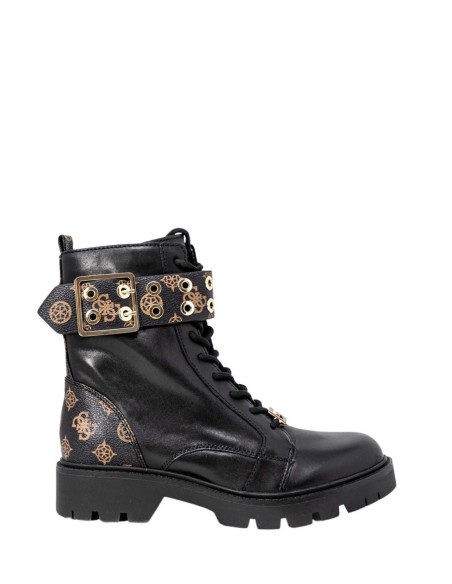 Guess bottines femme noires cuir | ChoixMode