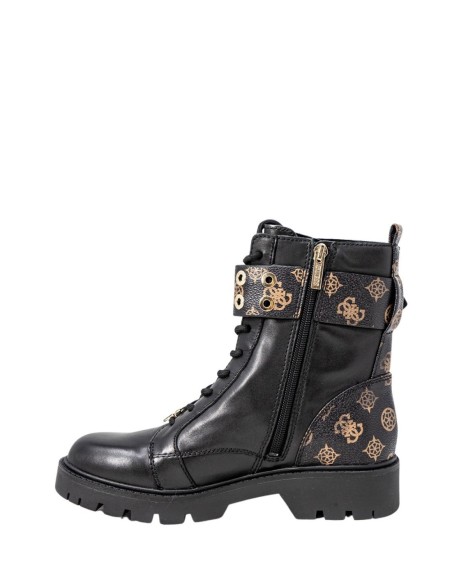 Guess bottines femme noires cuir | ChoixMode