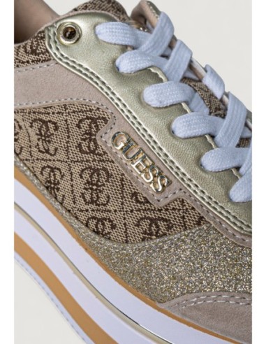 Guess baskets femme beiges sportives | ChoixMode