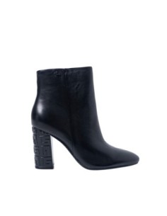 Guess bottines compensées femme noires cuir | ChoixMode