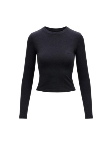 Guess Active t-shirt femme noir manches longues | ChoixMode