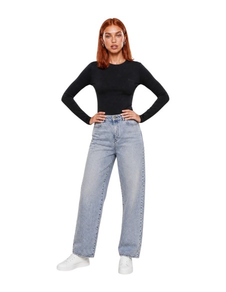 Guess Active t-shirt femme noir manches longues | ChoixMode