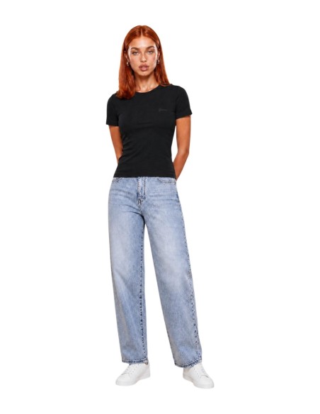 Guess Active t-shirt femme noir viscose | ChoixMode