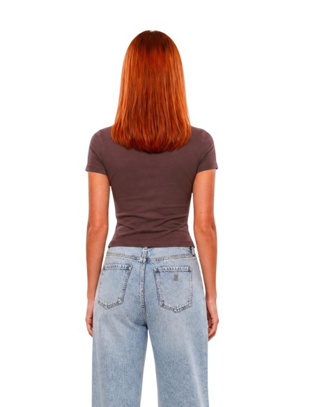 Guess Active t-shirt femme marron viscose | ChoixMode