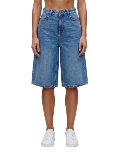 Jacqueline De Yong short femme bleu coton | ChoixMode
