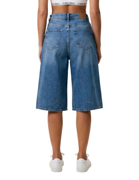 Jacqueline De Yong short femme bleu coton | ChoixMode