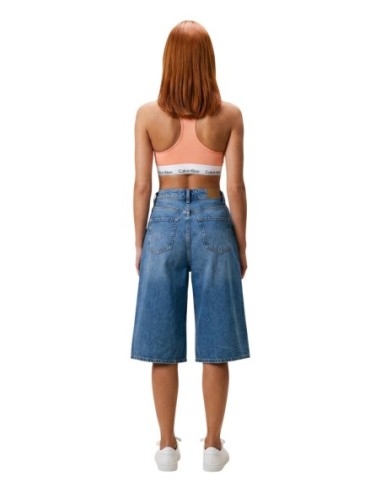 Jacqueline De Yong short femme bleu coton | ChoixMode