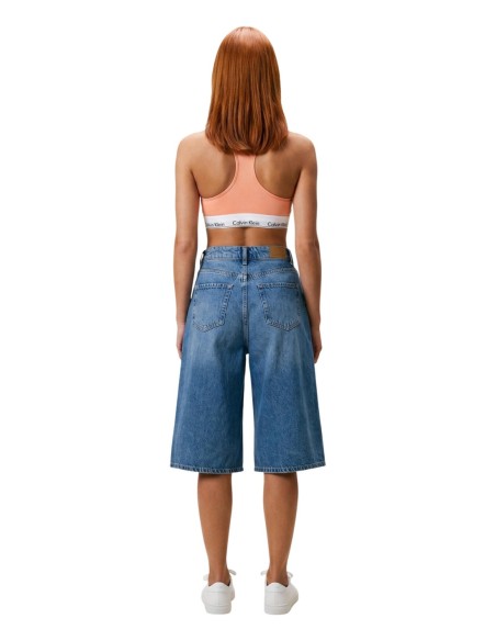 Jacqueline De Yong short femme bleu coton | ChoixMode