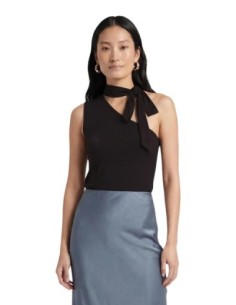 Jacqueline De Yong top femme marron asymétrique | ChoixMode