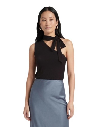 Jacqueline De Yong top femme marron asymétrique | ChoixMode