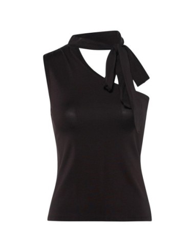 Jacqueline De Yong top femme marron asymétrique | ChoixMode