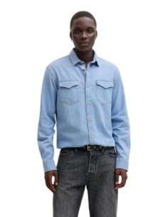Jack & Jones chemise homme bleu azur | ChoixMode