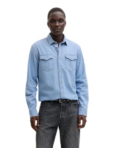 Jack & Jones chemise homme bleu azur | ChoixMode