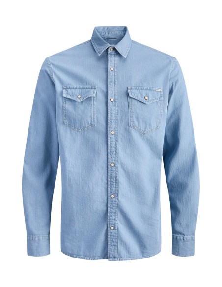 Jack & Jones chemise homme bleu azur | ChoixMode