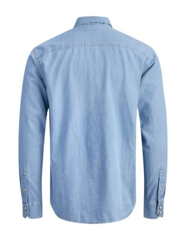 Jack & Jones chemise homme bleu azur | ChoixMode