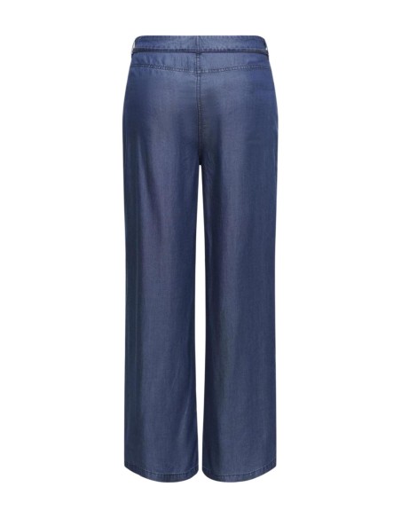 Only pantalon femme bleu lyocell | ChoixMode