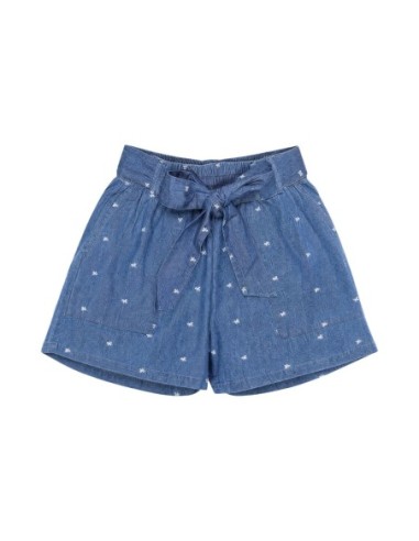 Only short femme bleu à lacets coton | ChoixMode