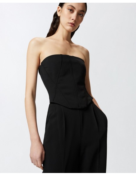 Pinko combinaison femme noire zippée | ChoixMode