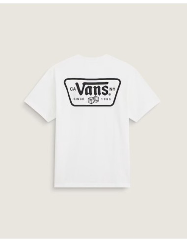 Vans t-shirt homme blanc imprimé coton | ChoixMode