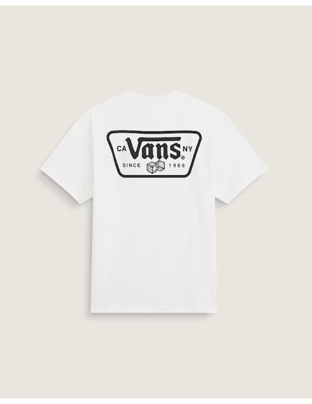 Vans t-shirt homme blanc imprimé coton | ChoixMode