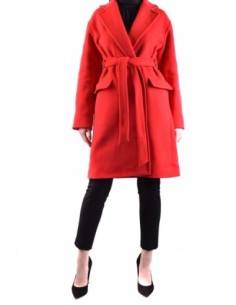 Pinko manteau femme rouge laine | ChoixMode