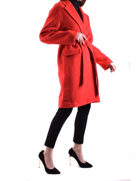 Pinko manteau femme rouge laine | ChoixMode
