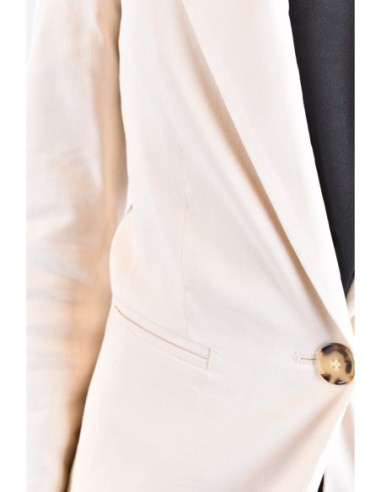 Pinko veste femme beige lin mélangé | ChoixMode