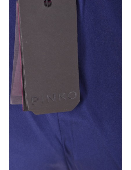 Pinko robe femme bleue soie | ChoixMode