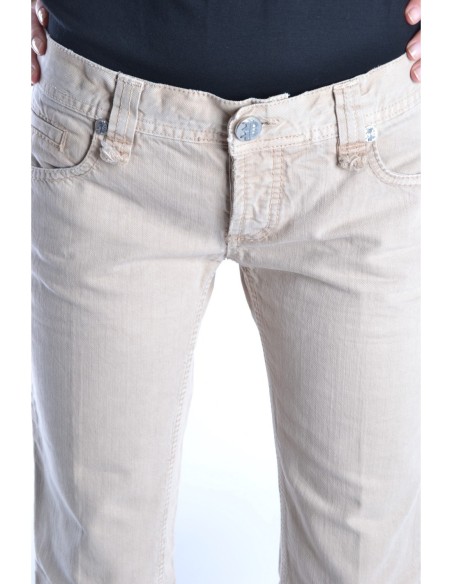 Pinko jean femme beige coton | ChoixMode
