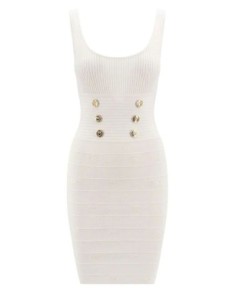Pinko robe femme blanche sans manches | ChoixMode