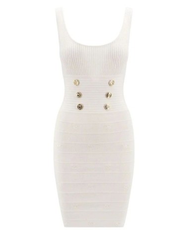 Pinko robe femme blanche sans manches | ChoixMode